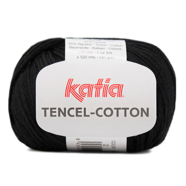 Katia Tencel-Cotton 002 Zwart