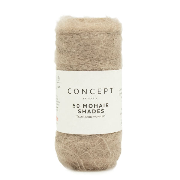 Katia 50 Mohair Shades 008 Steen grijs