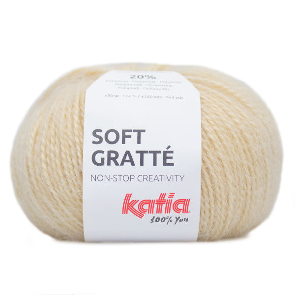 Katia Soft Gratte 070 Licht ivoorkleurig
