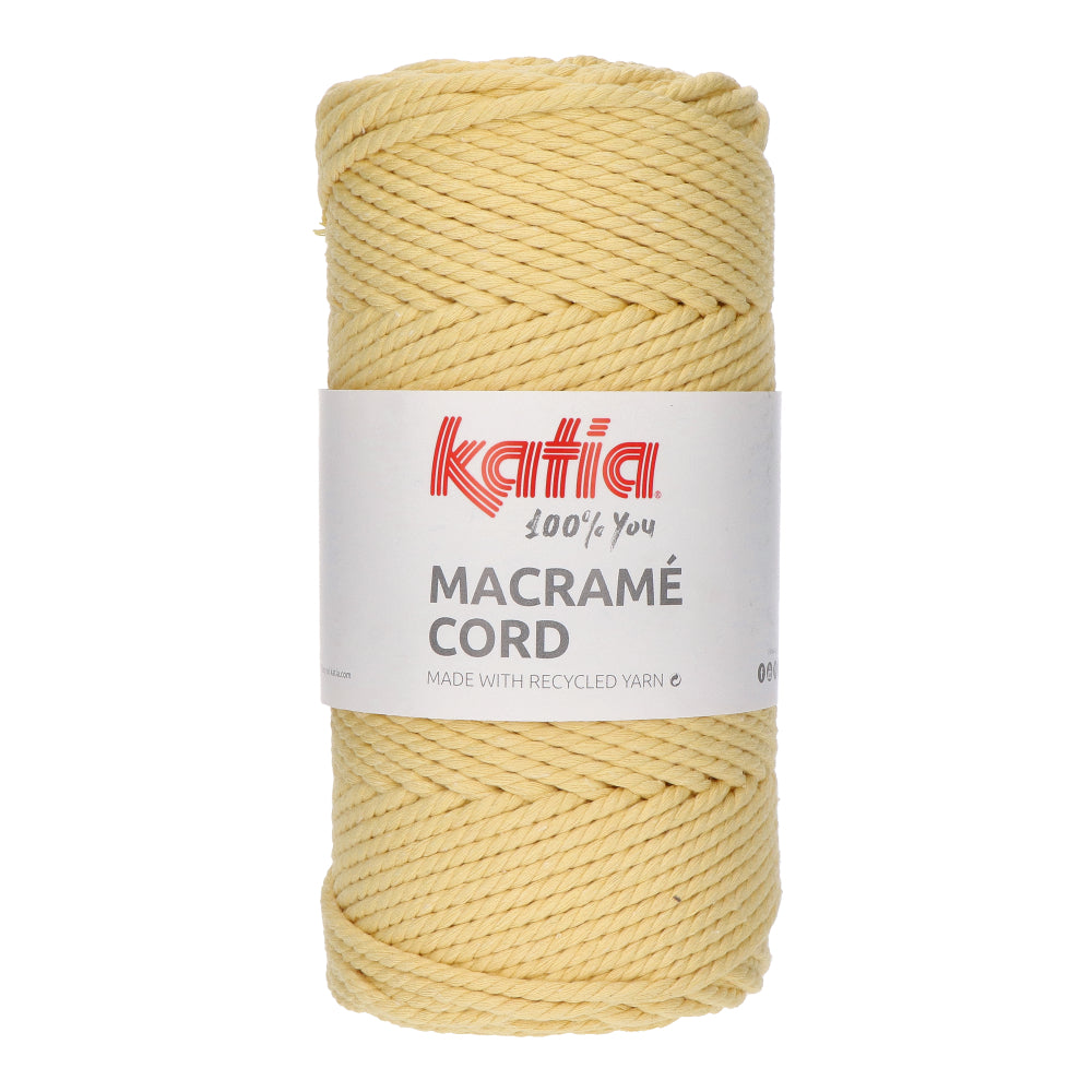 Katia Macramé Cord 112 Geel