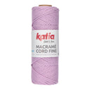 Katia Macramé Cord Fine 213 Kauwgom roze