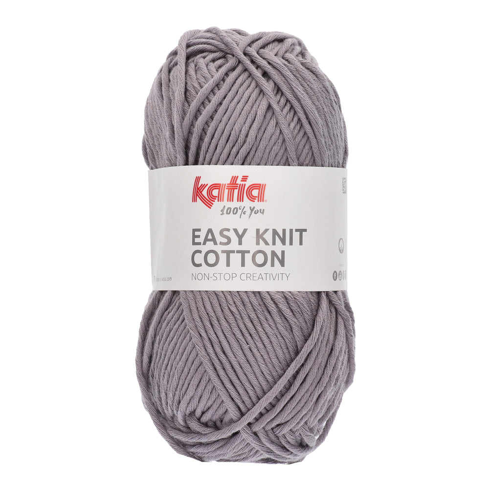 Katia Easy Knit Cotton 010 Donker grijs
