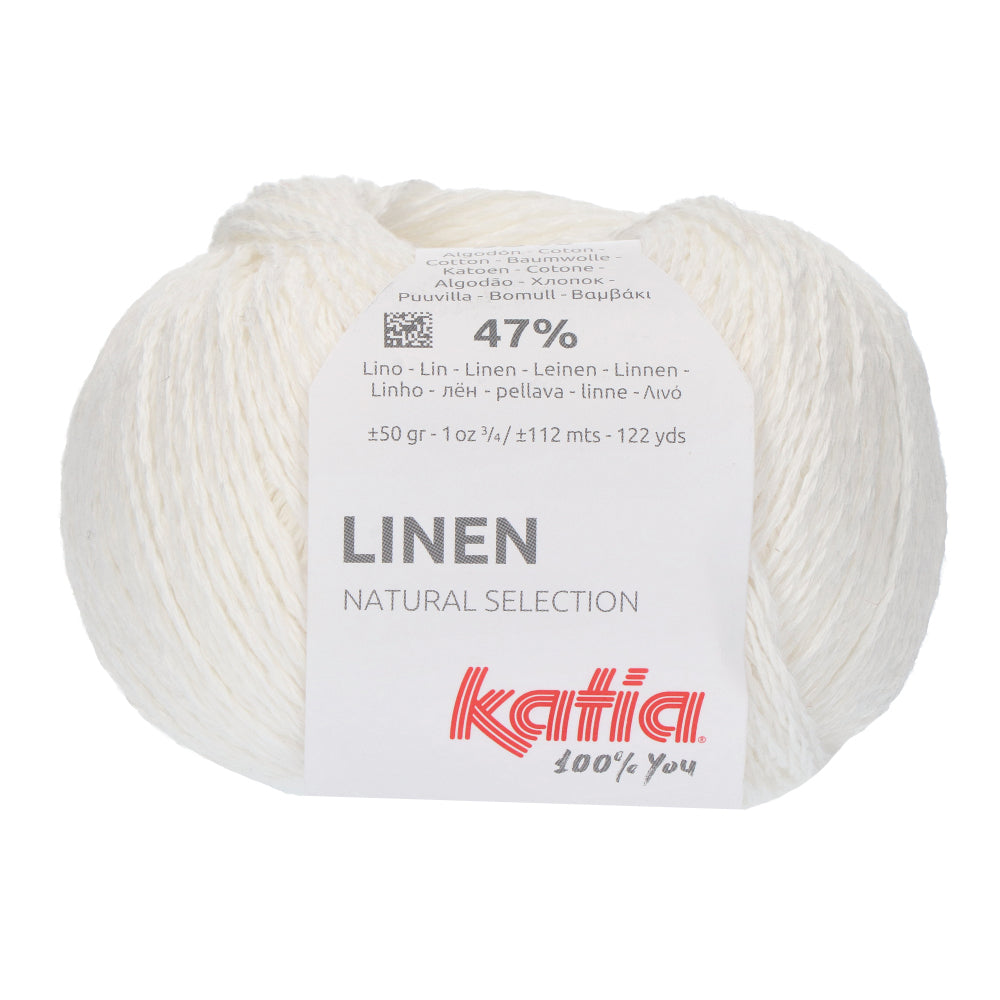Katia Linen 001 Wit