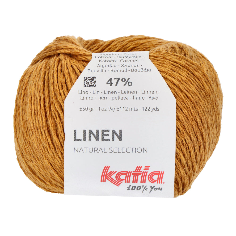 Katia Linen 026 Mustard Yellow