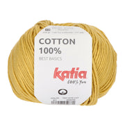 Katia Cotton 100% 061 Licht mosterdgeel