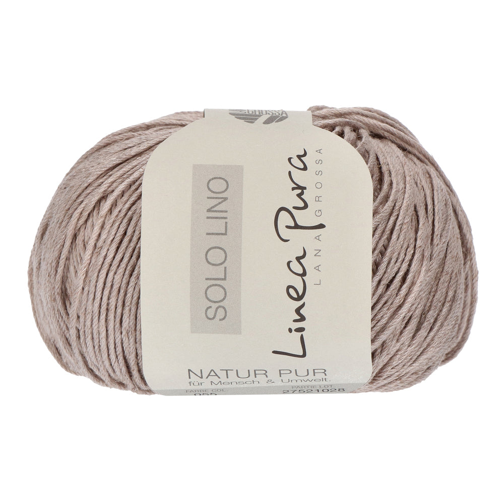 Lana Grossa Solo Lino 055 Parelbeige