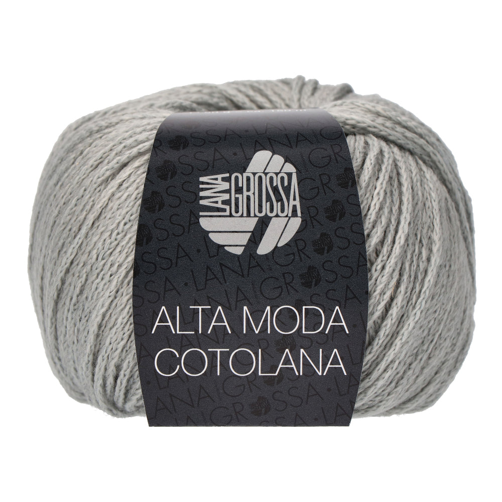 Lana Grossa Alta Moda Cotolana 009 Groen Grijs