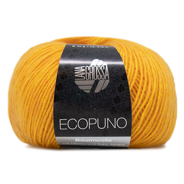 Lana Grossa Ecopuno 004 Geel