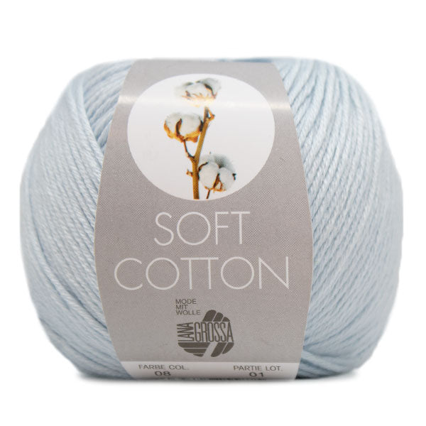 Lana Grossa Soft Cotton 008 Light Blue