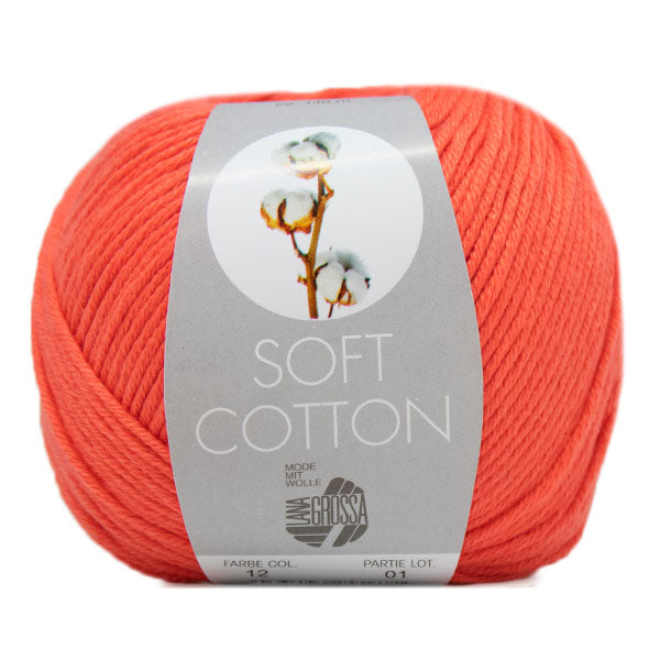 Lana Grossa Soft Cotton 012 Coral