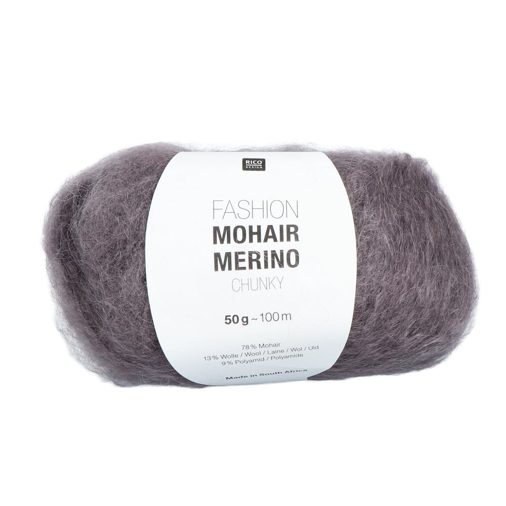 Rico Fashion Mohair Merino Chunky 018 Anthracite