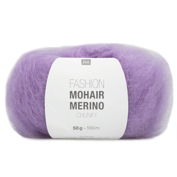 Rico Fashion Mohair Merino Chunky 010 Lilac