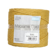 Trimits Macramé Cord Cotton 87m x 4mm 05 Mustard