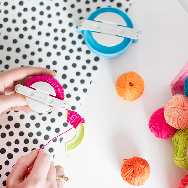 Ponponmaker — gemaakt met Clover Pompon Maker S (2)