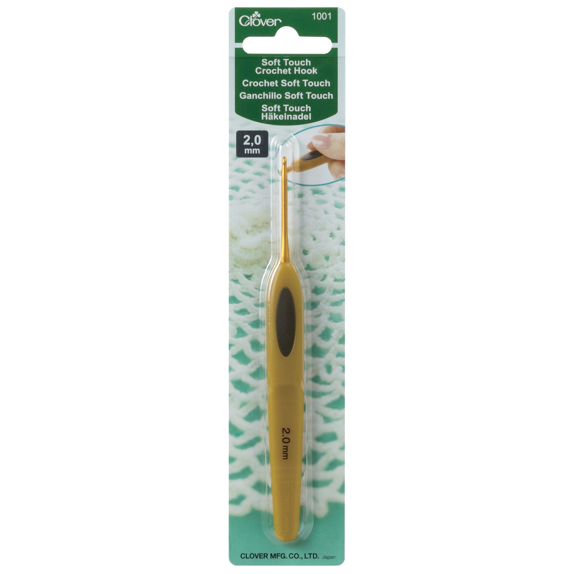 Clover Soft Touch haaknaald 2,0mm (2)