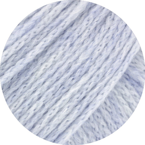 Lana Grossa Cool Merino Uni 042 Violetblauw - detailfoto van het zachte merinogaren