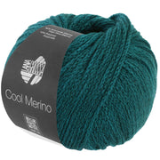 Lana Grossa Cool Merino Uni 045 Petrol - bol garen in de kleur van deze variant