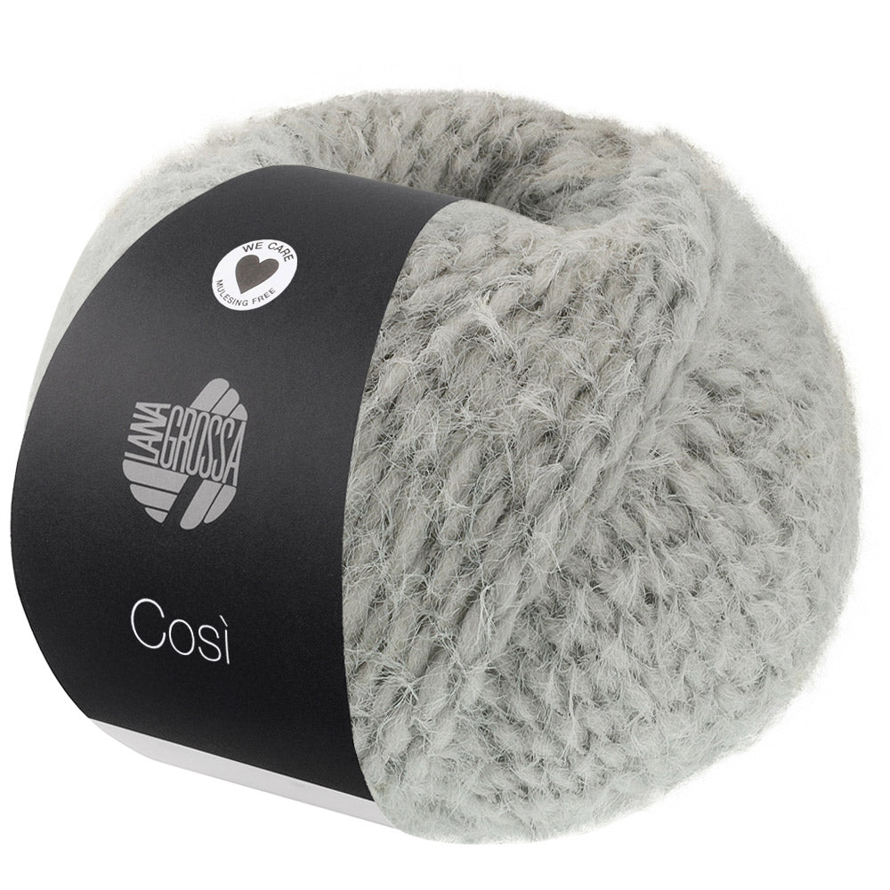 Lana Grossa Cosi 002 Lichtgrijs