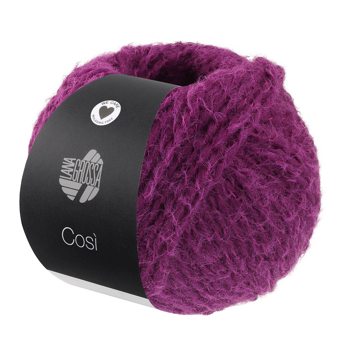 Lana Grossa Cosi 012 Donkerfuchsia