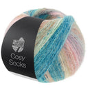 Lana Grossa Cosy Socks Dream 258 Mint/Petrol/Turquoise/Leembruin/Rozenhout/Lichtgrijs/Roze/Taupe/Beige
