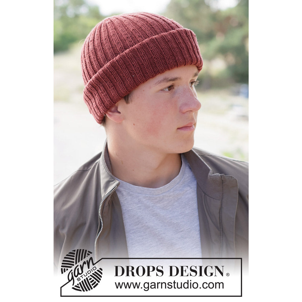 Muts heren — gemaakt met Drops Baby Merino Uni Colour