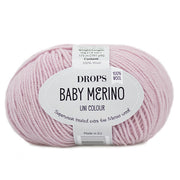 Drops Baby Merino Uni Colour 054 Poederroze