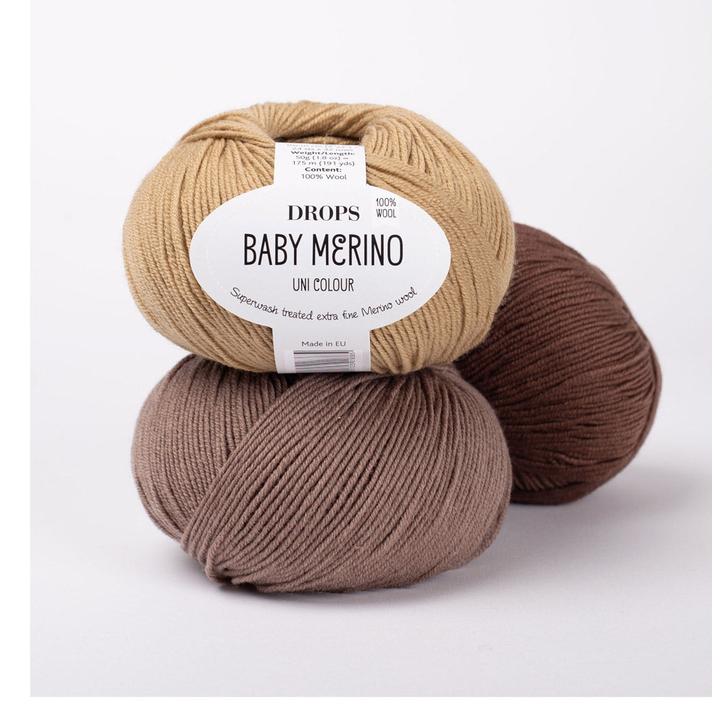 Drops baby merino — gemaakt met Drops Baby Merino Uni Colour