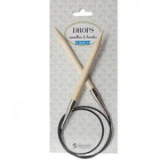 Drops Basic Rondbreinaalden Hout 80cm 6,0mm