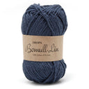 Drops Bomull-Lin Uni Colour 21 Donkerblauw