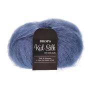 Drops Kid-Silk Uni Colour 039 Stormblauw