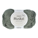Drops Muskat Uni Colour 90 Mosgroen