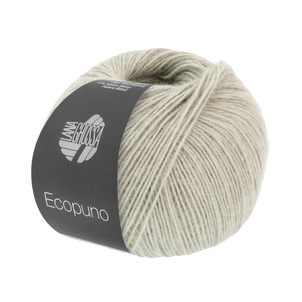 Lana Grossa Ecopuno 093 Grijs-beige