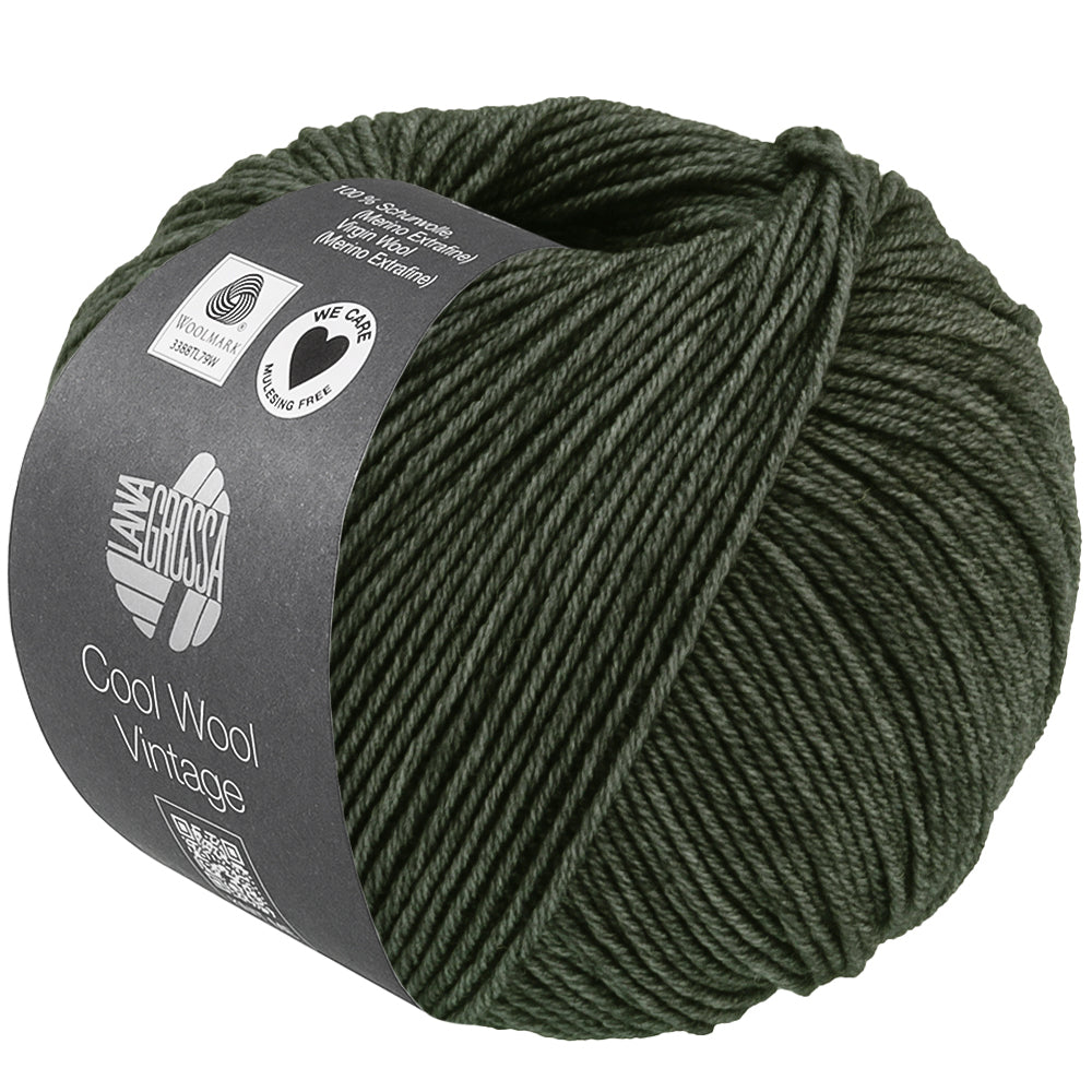 Lana Grossa Cool Wool Vintage 7393 Bosgroen