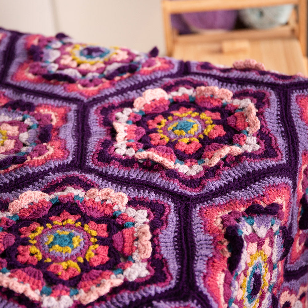 Delft Deken - Jane Crow - Autumn Berries - Haakpakket 2