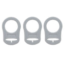 Go Handmade Siliconen Fopspeen Ringen 11 Grijs