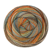 Lana Grossa Gomitolo Disegno 522 Olijf/Beige/Oker/Donker-/Lichtgrijs/Turquoise/Oranje/Mint - bol garen