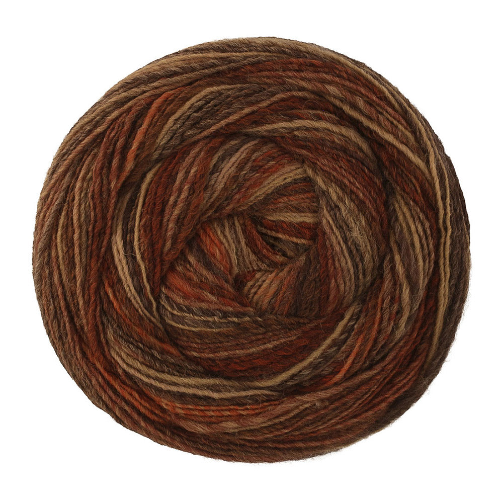 Lana Grossa Gomitolo Disegno 525 Bordeaux/Beige/Roest/Taupe/Donker-/Grijs-/Zwartbruin - bol garen