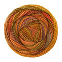 Lana Grossa Gomitolo Intenso 244 Oranje/Nougat/Oker/Grijsblauw/Licht-/Donker-/Roodbruin/Koraal