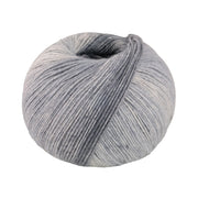 Lana Grossa Gomitolo Mambo 2036 Donker-/Lichtgrijs/Steenbeige/Ecru