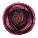 Lana Grossa Gomitolo Modo 623 Zwart-/Grijsrood/Koraal/Roze/Donkerpetrol/Donkerolijf/Bordeaux/Fuchsia