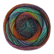 Lana Grossa Gomitolo Modo 624 Olijf/Geelbruin/Turquoise/Donkerbruin/-blauw/-groen/Jade/Fuchsia/Aubergine - bol garen