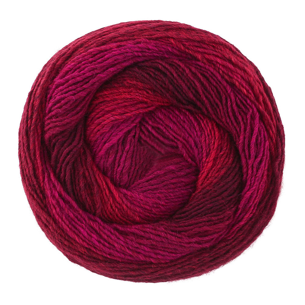 Lana Grossa Gomitolo Versione 462 Zwartrood/Bordeaux/Bordeaux - bol garen