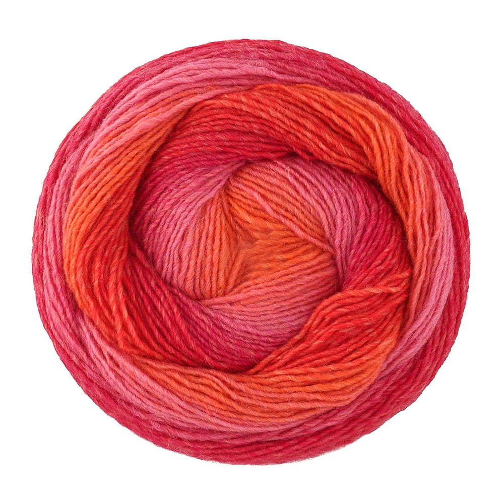 Lana Grossa Gomitolo Versione 463 Fuchsia/Roze/Tomaat/Rood - bol garen