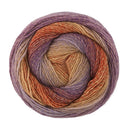 Lana Grossa Gomitolo Versione 466 Camel/Terracotta/Violet/Grijslila
