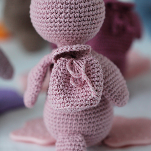 And bagfra — gemaakt met Haakpatroon Eend Knuffel Go Handmade (Digital)