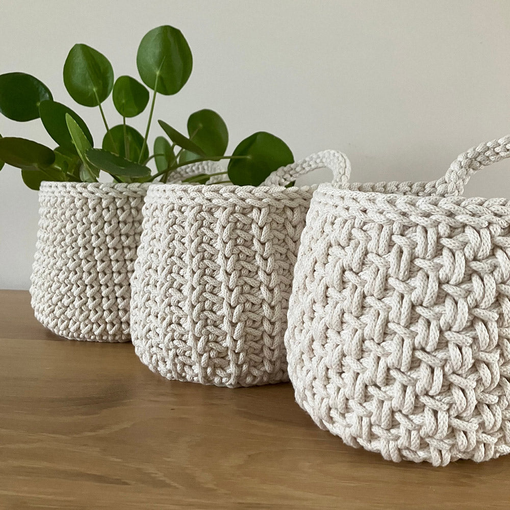 Haakpatroon Mandjes Braided Fine