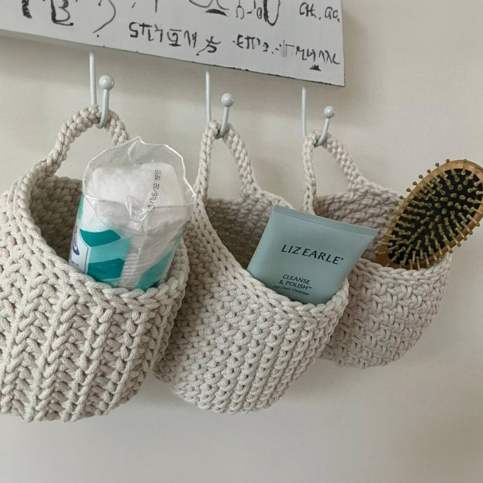 Braided fine — gemaakt met Haakpatroon Mandjes Braided Fine