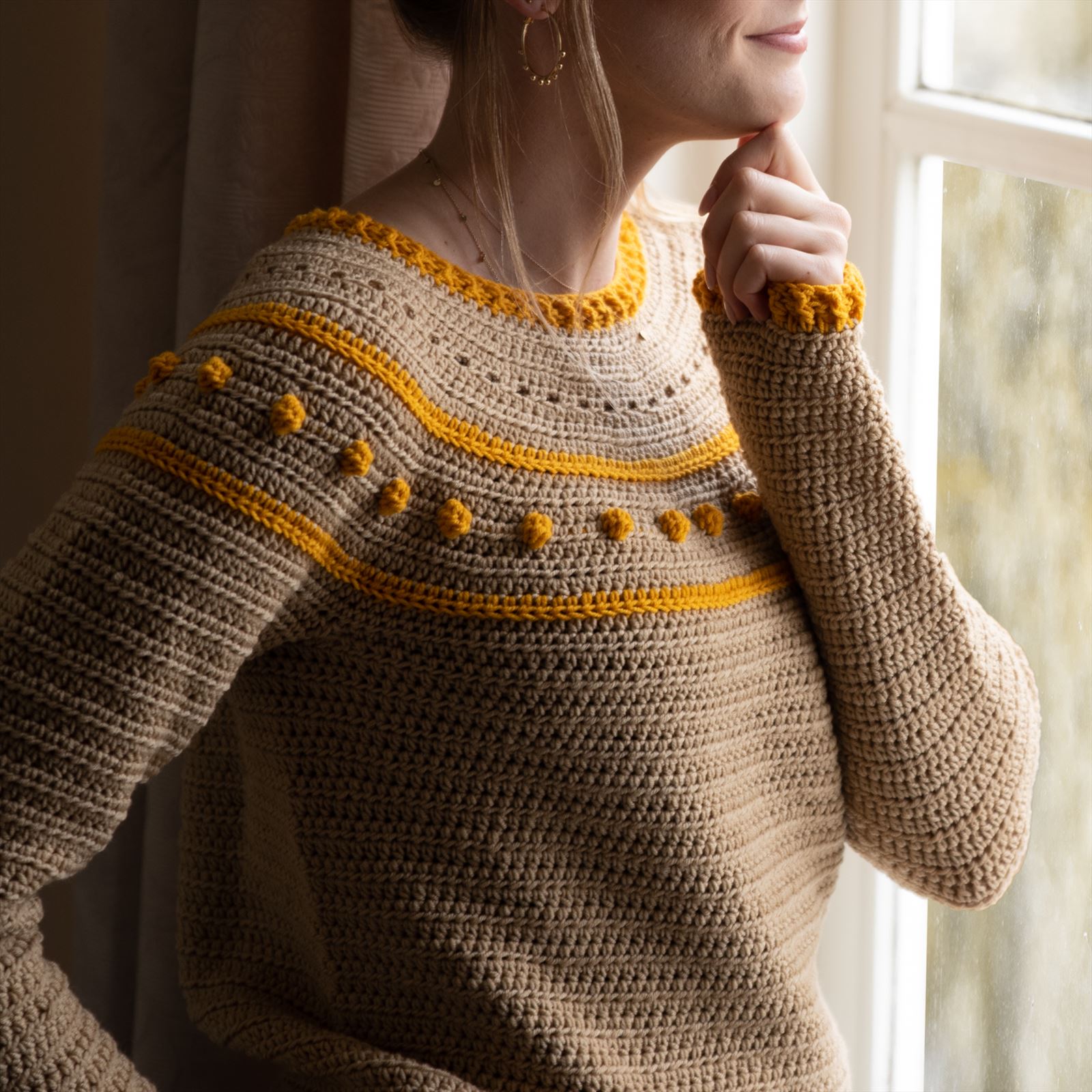 Sunrise sweater — gemaakt met Haakpatroon Yarn and Colors Sunrise Sweater
