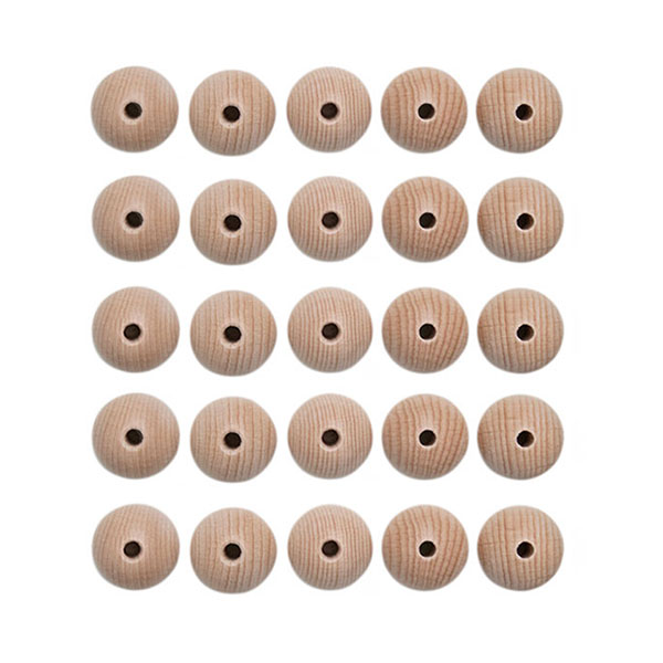 Houten Kralen Set 25 Stuks 18 mm