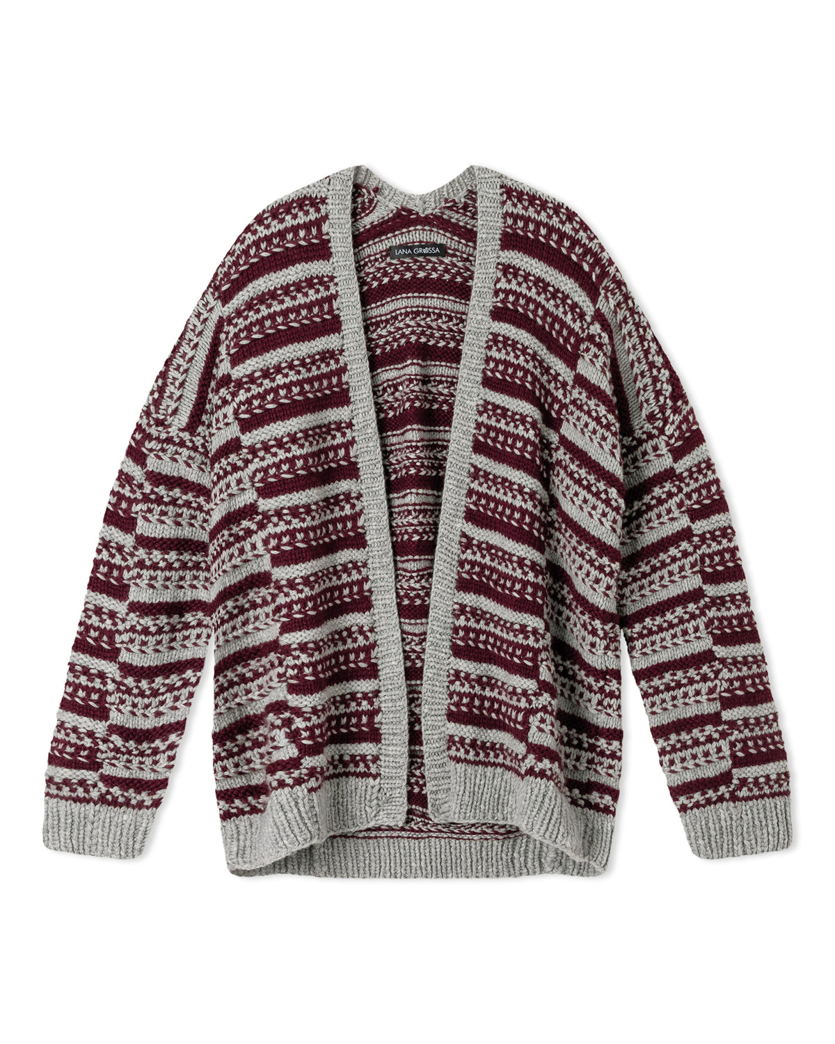 Lana Grossa Kids Nr. 15 model 11 - vest met Cool Merino Big - sfeerfoto 2